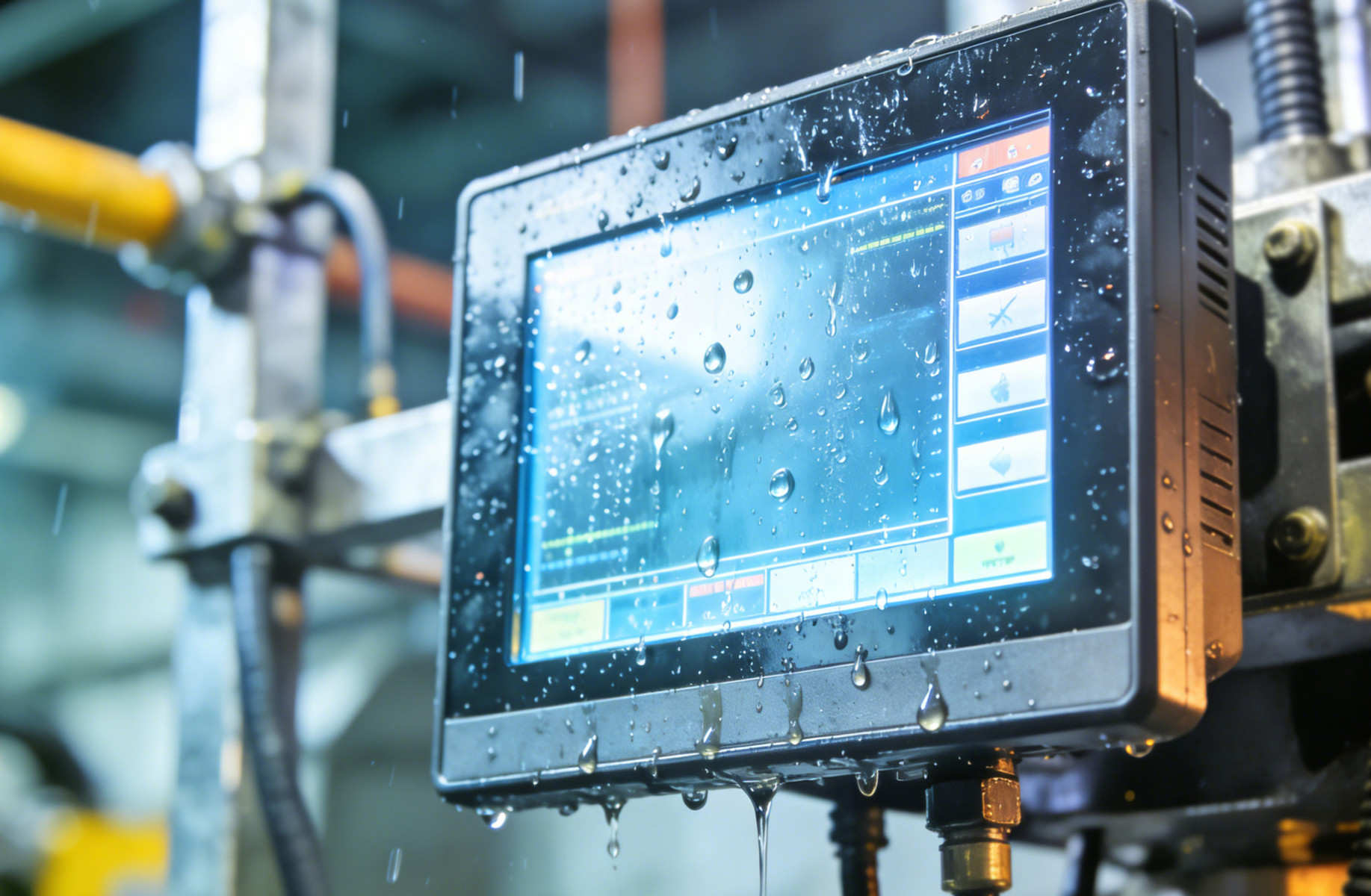 防水／耐油汚れ／誤動作防止